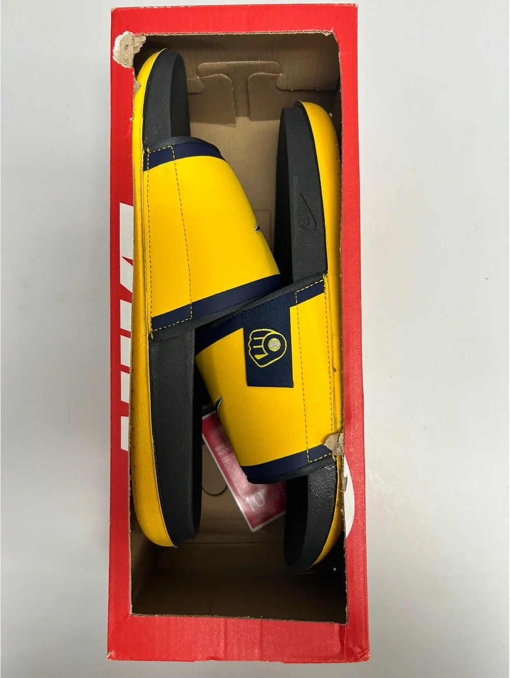 Nike Offcourt Slide Brewers Men's Size 10
